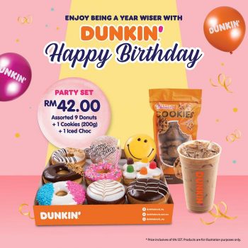 Dunkin-Donuts-Birthday-Treat-Promotion-1-350x350 - Beverages Food , Restaurant & Pub Johor Kedah Kelantan Kuala Lumpur Melaka Negeri Sembilan Pahang Penang Perak Perlis Promotions & Freebies Putrajaya Sabah Sarawak Selangor Terengganu 