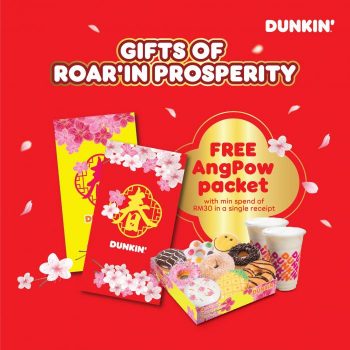 Dunkin-Donuts-Free-CNY-AngPow-Packets-Deal-350x350 - Beverages Food , Restaurant & Pub Johor Kedah Kelantan Kuala Lumpur Melaka Negeri Sembilan Pahang Penang Perak Perlis Promotions & Freebies Putrajaya Sabah Sarawak Selangor Terengganu 