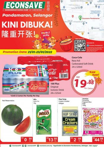 Econsave-Opening-Promotion-at-Pandamaran-350x495 - Promotions & Freebies Selangor Supermarket & Hypermarket 