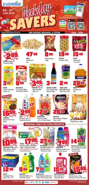 Everrise-Weekday-Savers-Deal-1-303x625 - Promotions & Freebies Sabah Sarawak Supermarket & Hypermarket 