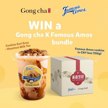 Gong-Cha-Famous-Amos-bundle-Contest-350x350 - Beverages Events & Fairs Food , Restaurant & Pub Johor Kedah Kelantan Kuala Lumpur Melaka Negeri Sembilan Online Store Pahang Penang Perak Perlis Putrajaya Sabah Sarawak Selangor Terengganu 