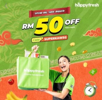 HappyFresh-Online-RM50-Off-Voucher-Code-350x343 - Johor Kedah Kelantan Kuala Lumpur Melaka Negeri Sembilan Pahang Penang Perak Perlis Promotions & Freebies Putrajaya Sabah Sarawak Selangor Supermarket & Hypermarket Terengganu 