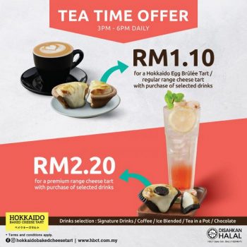 Hokkaido-Baked-Cheese-Tart-Tea-Time-Promotion-350x350 - Beverages Food , Restaurant & Pub Johor Kedah Kelantan Kuala Lumpur Melaka Negeri Sembilan Pahang Penang Perak Perlis Promotions & Freebies Putrajaya Sabah Sarawak Selangor Terengganu 