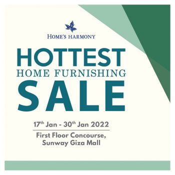 Homes-Harmony-Hottest-Home-Furnishing-Sale-at-Sunway-Giza-Mall-350x350 - Furniture Home & Garden & Tools Home Decor Malaysia Sales Selangor 