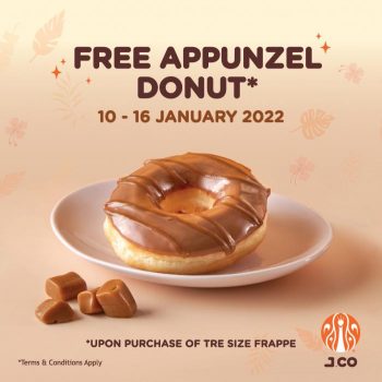 J.Co-Free-Appunzel-Donut-Promo-350x350 - Beverages Food , Restaurant & Pub Johor Kedah Kelantan Kuala Lumpur Melaka Negeri Sembilan Pahang Penang Perak Perlis Promotions & Freebies Putrajaya Sabah Sarawak Selangor Terengganu 