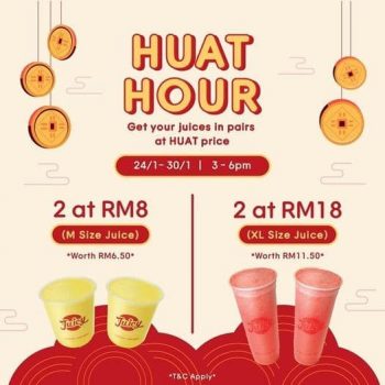JUICY-Huat-Hour-Deal-350x350 - Beverages Food , Restaurant & Pub Johor Kedah Kelantan Kuala Lumpur Melaka Nationwide Negeri Sembilan Pahang Penang Perak Perlis Promotions & Freebies Putrajaya Sabah Sarawak Selangor Terengganu 