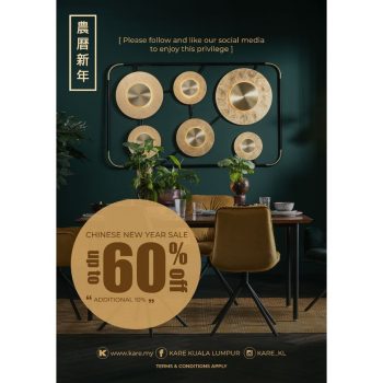 KARE-Chinese-New-Year-Sale-350x350 - Furniture Home & Garden & Tools Home Decor Kuala Lumpur Malaysia Sales Selangor 