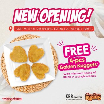 Kenny-Rogers-Roasters-Opening-Deal-at-Mitsui-Shopping-Park-LaLaport-BBCC-350x350 - Beverages Food , Restaurant & Pub Kuala Lumpur Promotions & Freebies Selangor 