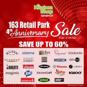 Kitchen-Shop-Anniversary-Sale-at-163-Retail-Park-350x350 - Home & Garden & Tools Kitchenware Kuala Lumpur Malaysia Sales Selangor 