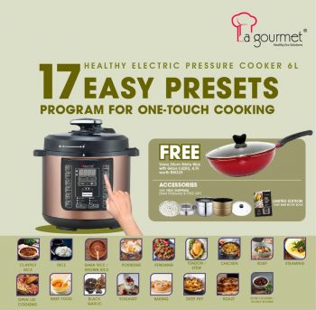 La-gourmet-Special-Sale-350x343 - Electronics & Computers Home Appliances Johor Kedah Kelantan Kitchen Appliances Kuala Lumpur Malaysia Sales Melaka Negeri Sembilan Online Store Pahang Penang Perak Perlis Putrajaya Sabah Sarawak Selangor Terengganu 