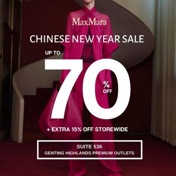 Max-Mara-CNY-Sale-at-Genting-Highlands-Premium-Outlets-350x350 - Apparels Fashion Accessories Fashion Lifestyle & Department Store Malaysia Sales Pahang 