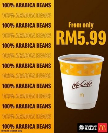 McDonalds-Arabica-Beans-Coffee-Promo-350x433 - Beverages Fast Food Food , Restaurant & Pub Johor Kedah Kelantan Kuala Lumpur Melaka Negeri Sembilan Pahang Penang Perak Perlis Promotions & Freebies Putrajaya Sabah Sarawak Selangor Terengganu 