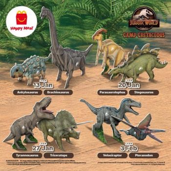 McDonalds-Happy-Meal-FREE-Jurassic-World-Toys-Promotion-350x350 - Beverages Fast Food Food , Restaurant & Pub Johor Kedah Kelantan Kuala Lumpur Melaka Negeri Sembilan Pahang Penang Perak Perlis Promotions & Freebies Putrajaya Sabah Sarawak Selangor Terengganu 