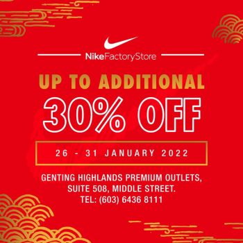 Nike-30-off-Sale-at-Genting-Highlands-Premium-Outlets-350x350 - Apparels Fashion Accessories Fashion Lifestyle & Department Store Footwear Malaysia Sales Pahang Sportswear 