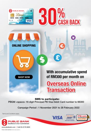 Overseas-Online-Transaction-with-Public-Bank-Visa-Debit-Card-350x503 - Bank & Finance Johor Kedah Kelantan Kuala Lumpur Melaka Negeri Sembilan Online Store Pahang Penang Perak Perlis Promotions & Freebies Public Bank Putrajaya Sabah Sarawak Selangor Terengganu 