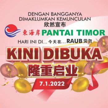 Pantai-Timor-Opening-Promotion-at-Raub-350x350 - Pahang Promotions & Freebies Supermarket & Hypermarket 