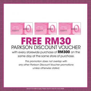 Parkson-Free-Voucher-Promotion-1-350x350 - Kuala Lumpur Perak Promotions & Freebies Selangor Supermarket & Hypermarket 