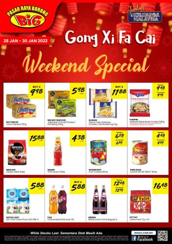 Pasaraya-BiG-CNY-Weekend-Promotion-350x495 - Johor Kedah Kelantan Kuala Lumpur Melaka Negeri Sembilan Pahang Penang Perak Perlis Promotions & Freebies Putrajaya Sabah Sarawak Selangor Supermarket & Hypermarket Terengganu 