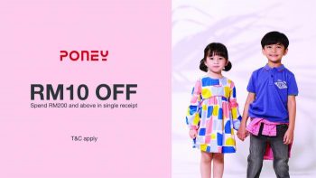 Poney-RM10-OFF-Promotion-at-Freeport-AFamosa-350x197 - Baby & Kids & Toys Children Fashion Melaka Promotions & Freebies 