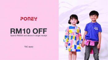 Poney-RM10-OFF-Promotion-at-Freeport-AFamosa-350x197 - Baby & Kids & Parenting Children Fashion Melaka Promotions & Freebies 