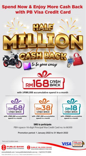 Public-Bank-Cashback-Giveaway-346x625 - Bank & Finance Events & Fairs Johor Kedah Kelantan Kuala Lumpur Melaka Negeri Sembilan Online Store Pahang Penang Perak Perlis Public Bank Putrajaya Sabah Sarawak Selangor Terengganu 