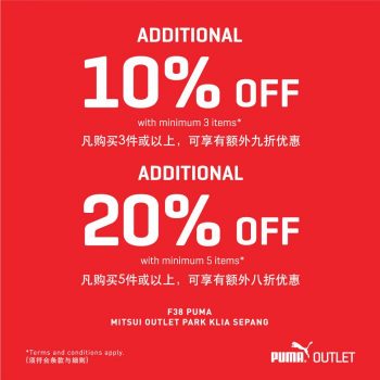 Puma-Chinese-New-Year-Sale-at-Mitsui-Outlet-Park-350x350 - Apparels Fashion Accessories Fashion Lifestyle & Department Store Malaysia Sales Selangor 