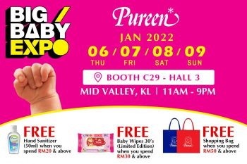 Pureen-Big-Baby-Expo-Promotion-At-Mid-Valley-350x233 - Baby & Kids & Toys Babycare Kuala Lumpur Promotions & Freebies Selangor 