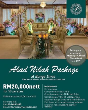 Royale-Chulan-KL-Akad-Nikah-Package-Deal-350x438 - Hotels Kuala Lumpur Promotions & Freebies Selangor Sports,Leisure & Travel 