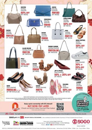 SOGO-CNY-Ladies-Bags-Shoes-Festive-Sale-1-350x495 - Bags Fashion Accessories Fashion Lifestyle & Department Store Footwear Kuala Lumpur Malaysia Sales Selangor Supermarket & Hypermarket 