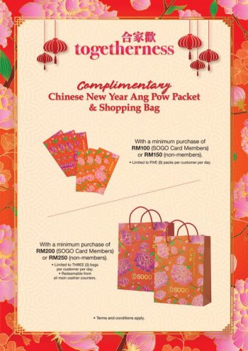 SOGO-Free-Chinese-New-Year-Ang-Pow-Packet-Shopping-Bag-Promotion-350x495 - Johor Kuala Lumpur Promotions & Freebies Selangor Supermarket & Hypermarket 