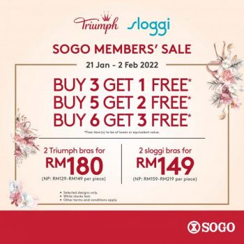 SOGO-Members-Day-Triumph-Sloggi-Sale-350x350 - Fashion Accessories Fashion Lifestyle & Department Store Johor Kuala Lumpur Lingerie Malaysia Sales Selangor Underwear 