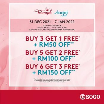 SOGO-Triumph-Sloggi-Sale-350x350 - Fashion Accessories Fashion Lifestyle & Department Store Johor Kuala Lumpur Lingerie Malaysia Sales Selangor 