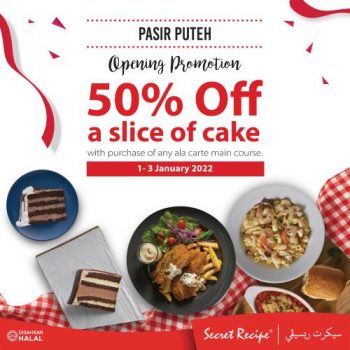 Secret-Recipe-Opening-Promotion-at-Pasir-Puteh-1-350x350 - Beverages Food , Restaurant & Pub Kelantan Promotions & Freebies 