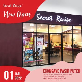 Secret-Recipe-Opening-Promotion-at-Pasir-Puteh-350x350 - Beverages Food , Restaurant & Pub Kelantan Promotions & Freebies 