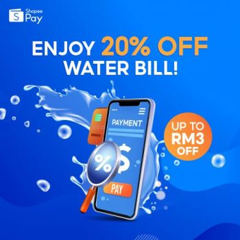 ShopeePay-20-OFF-Water-Bill-Promotion-350x350 - Johor Kedah Kelantan Kuala Lumpur Melaka Negeri Sembilan Online Store Others Pahang Penang Perak Perlis Promotions & Freebies Putrajaya Sabah Sarawak Selangor Terengganu 