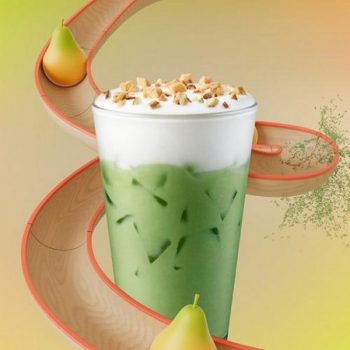 Starbucks-Poached-Pear-Pure-Matcha-Latte-Promo-350x350 - Beverages Food , Restaurant & Pub Johor Kedah Kelantan Kuala Lumpur Melaka Negeri Sembilan Pahang Penang Perak Perlis Promotions & Freebies Putrajaya Sabah Sarawak Selangor Terengganu 