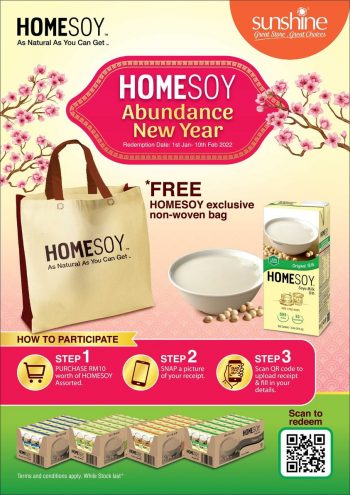 Sunshine-HOMESOY-Deal-350x495 - Penang Promotions & Freebies Supermarket & Hypermarket 