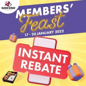 Sushi-King-Members-Feast-Instant-Rebate-Promotion-350x350 - Beverages Food , Restaurant & Pub Johor Kedah Kelantan Kuala Lumpur Melaka Negeri Sembilan Pahang Penang Perak Perlis Promotions & Freebies Putrajaya Sabah Sarawak Selangor Sushi Terengganu 