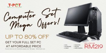 T-Pot-Computer-Set-MEga-Offer-350x175 - Computer Accessories Electronics & Computers IT Gadgets Accessories Promotions & Freebies Selangor 