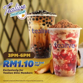 Tealive-Elite-Members-Promo-350x350 - Beverages Food , Restaurant & Pub Johor Kedah Kelantan Kuala Lumpur Melaka Negeri Sembilan Pahang Penang Perak Perlis Promotions & Freebies Putrajaya Sabah Sarawak Selangor Terengganu 