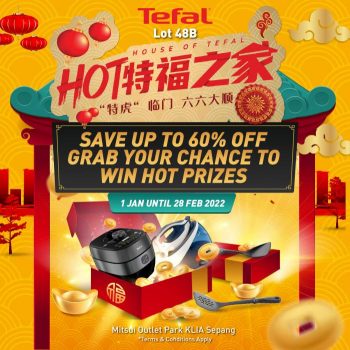 Tefal-Chinese-New-Year-at-Mitsui-Outlet-Park-350x350 - Electronics & Computers Home Appliances Kitchen Appliances Promotions & Freebies Selangor 