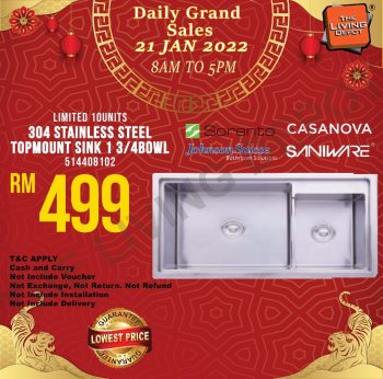 The-Living-Depot-CNY-Daily-Grand-Sale-7-350x346 - Building Materials Electronics & Computers Home & Garden & Tools Home Appliances Malaysia Sales Selangor 