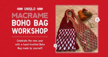 UNIQLO-Macrame-Boho-Bag-Workshop-350x186 - Apparels Bags Events & Fairs Fashion Accessories Fashion Lifestyle & Department Store Kuala Lumpur Selangor 