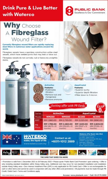 Waterco-Water-Filter-Special-Deal-with-Public-Bank-350x578 - Bank & Finance Johor Kedah Kelantan Kuala Lumpur Melaka Negeri Sembilan Others Pahang Penang Perak Perlis Promotions & Freebies Public Bank Putrajaya Sabah Sarawak Selangor Terengganu 