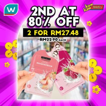 Watsons-Mask-2nd-@-80-OFF-Promotion-21-350x350 - Beauty & Health Health Supplements Johor Kedah Kelantan Kuala Lumpur Melaka Negeri Sembilan Pahang Penang Perak Perlis Personal Care Promotions & Freebies Putrajaya Sabah Sarawak Selangor Terengganu