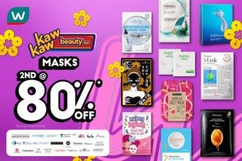 Watsons-Mask-2nd-@-80-OFF-Promotion-350x233 - Beauty & Health Health Supplements Johor Kedah Kelantan Kuala Lumpur Melaka Negeri Sembilan Pahang Penang Perak Perlis Personal Care Promotions & Freebies Putrajaya Sabah Sarawak Selangor Terengganu 