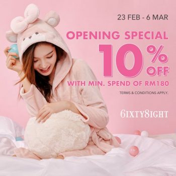 6IXTY8IGHT-Opening-Special-at-LaLaport-350x350 - Apparels Fashion Accessories Fashion Lifestyle & Department Store Kuala Lumpur Lingerie Promotions & Freebies Selangor Underwear 