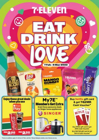 7-Eleven-Eat-Drink-Love-Promotion-Catalogue-350x494 - Johor Kedah Kelantan Kuala Lumpur Melaka Negeri Sembilan Pahang Penang Perak Perlis Promotions & Freebies Putrajaya Sabah Sarawak Selangor Supermarket & Hypermarket Terengganu 