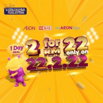 AEON-AEON-BiG-Twosday-Promotion-350x350 - Johor Kedah Kelantan Kuala Lumpur Melaka Negeri Sembilan Pahang Penang Perak Perlis Promotions & Freebies Putrajaya Sabah Sarawak Selangor Supermarket & Hypermarket Terengganu 