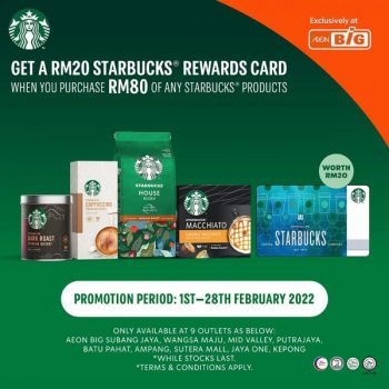 AEON-BiG-Free-Starbucks-Rewards-Card-Promotion-350x350 - Beverages Food , Restaurant & Pub Johor Kedah Kelantan Kuala Lumpur Melaka Negeri Sembilan Pahang Penang Perak Perlis Promotions & Freebies Putrajaya Sabah Sarawak Selangor Terengganu 